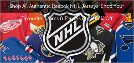 Authentic Reebok NHL Jerseys